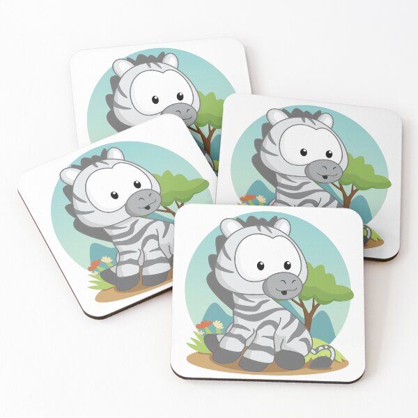 Item preview, Cute Cartoon Zebra – Wild & Adorable Jungle Animal Design designed and sold by Sore Creations.