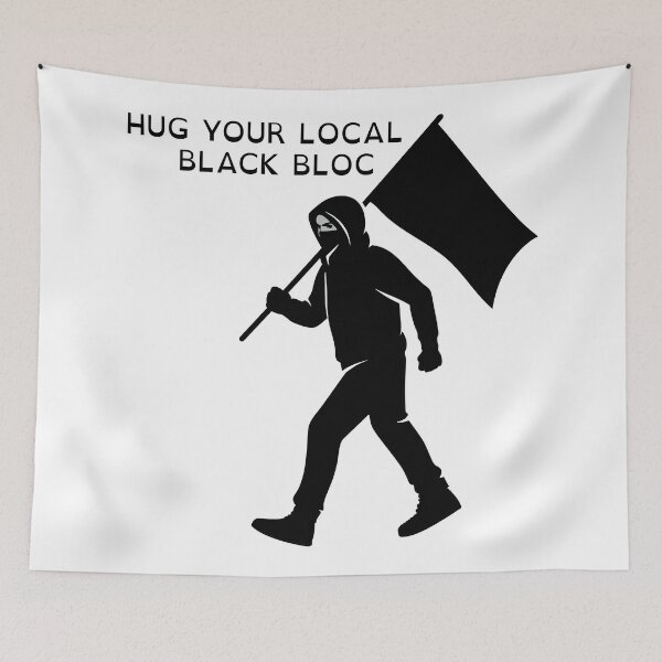 Item preview, Hug Your Local Black Bloc designed and sold by daveio.