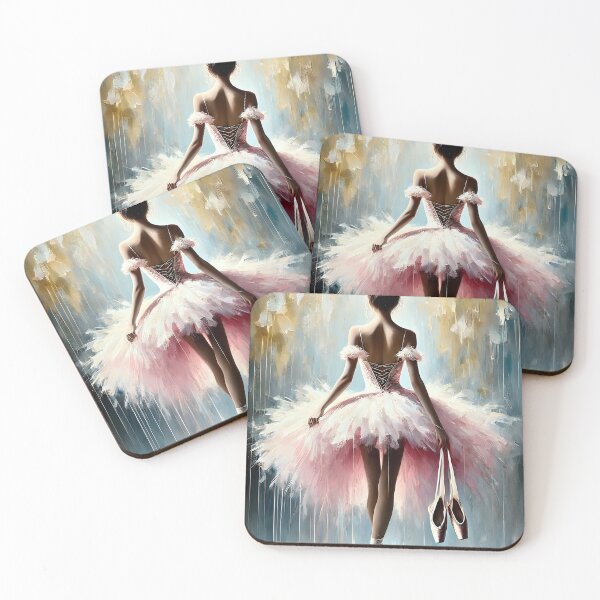 Item preview, Elegant Ballerina with Pointe Shoes – Graceful Ballet Art designed and sold by ParadisePosters.