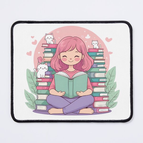 Item preview, Books & Cats designed and sold by NerdyRunner.