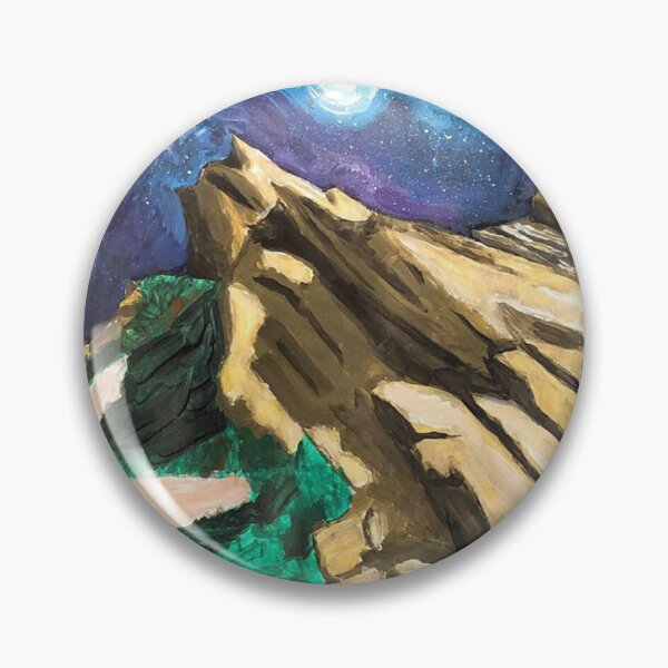 Item preview, Galactic Night over the Vasquez Rocks designed and sold by SurrebralArtist.