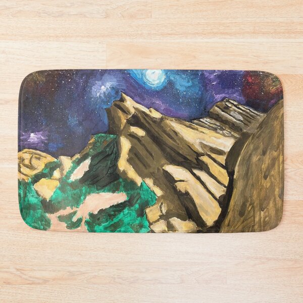 Item preview, Galactic Night over the Vasquez Rocks designed and sold by SurrebralArtist.