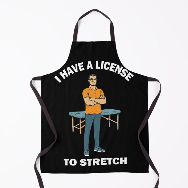 Item preview, I Have A License To Stretch Physiotherapist designed and sold by LuminOrb.