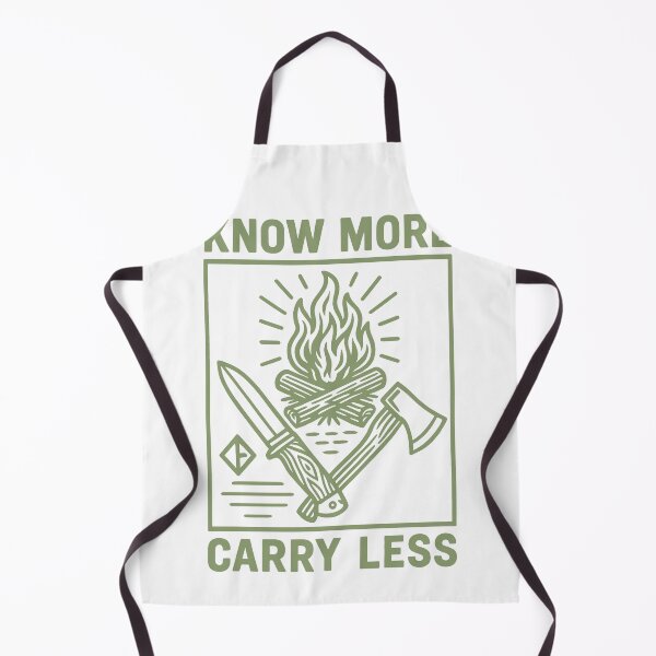 Item preview, Know More Carry Less Prepper Survival Bushcrafting designed and sold by LuminOrb.