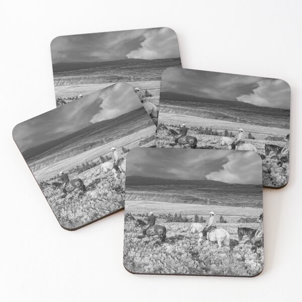 Item preview, Returning To The Stable In Black and White designed and sold by Kay Brewer.