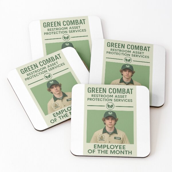 Item preview, Green Combat – Restroom Asset Protection Poster designed and sold by Barbie Rebranded.