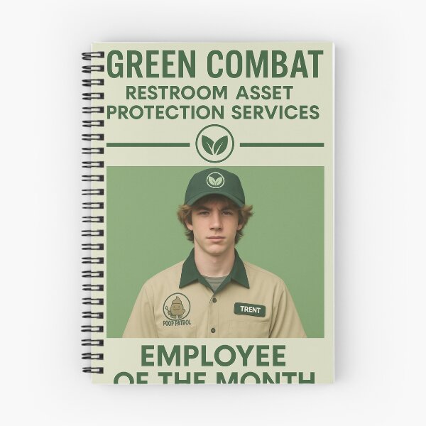 Item preview, Green Combat – Restroom Asset Protection Poster designed and sold by Barbie Rebranded.