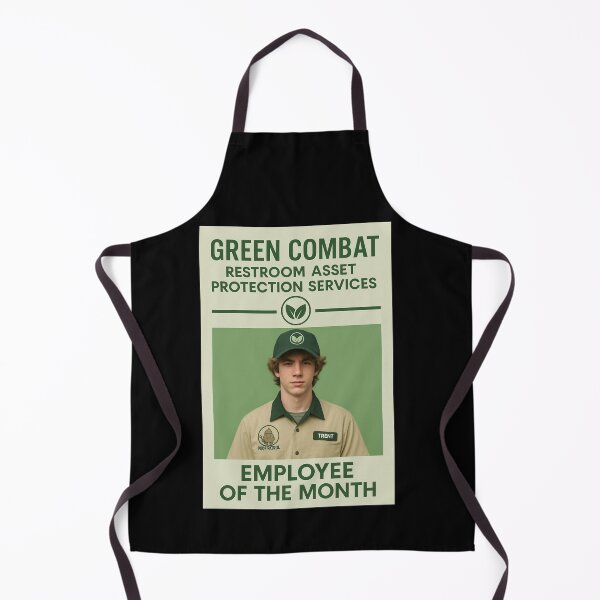 Item preview, Green Combat – Restroom Asset Protection Poster designed and sold by Barbie Rebranded.