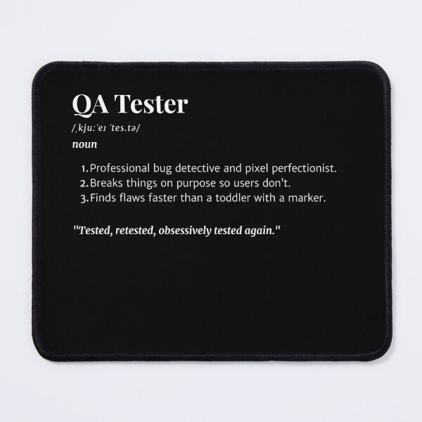 Item preview, QA Tester – Funny Job Definition designed and sold by Yuli Club.