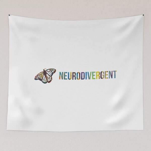 Item preview, Neurodivergent Design with Butterfly designed and sold by SurrebralArtist.