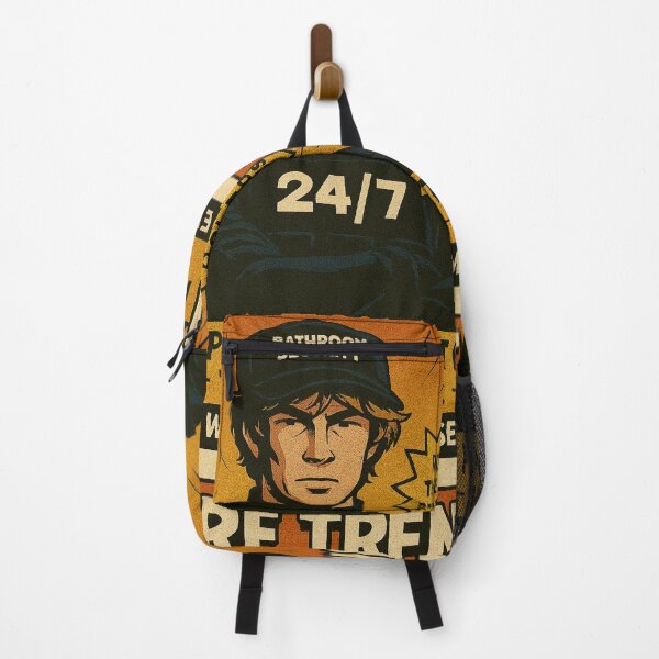 Item preview, Hire Trent – 24/7 Bathroom Security (CRAPS Comic Poster) designed and sold by Barbie Rebranded.