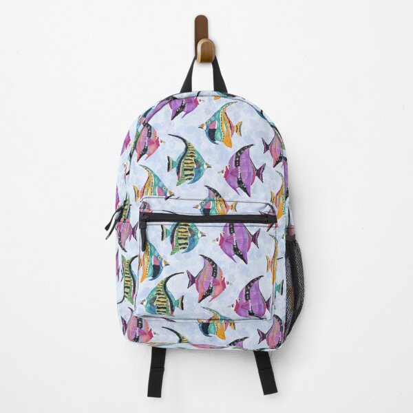 Item preview, Tropical Fish Watercolor Seamless Pattern designed and sold by Magnolia Valley Art.