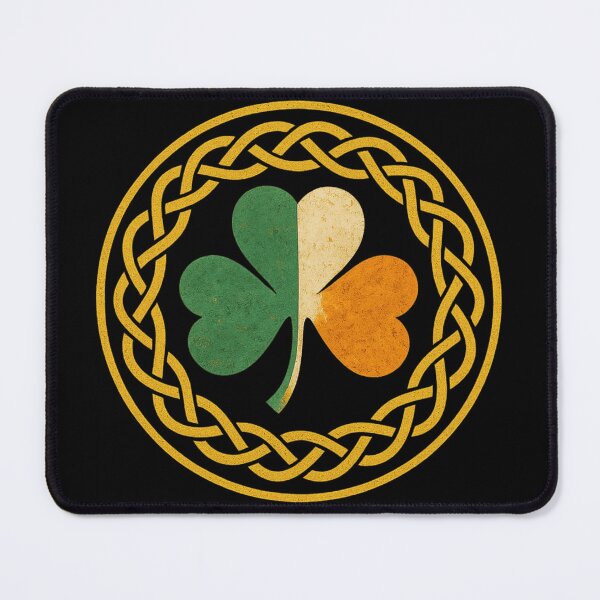 Item preview, Tricolour Celtic Shamrock designed and sold by Everything Éire.