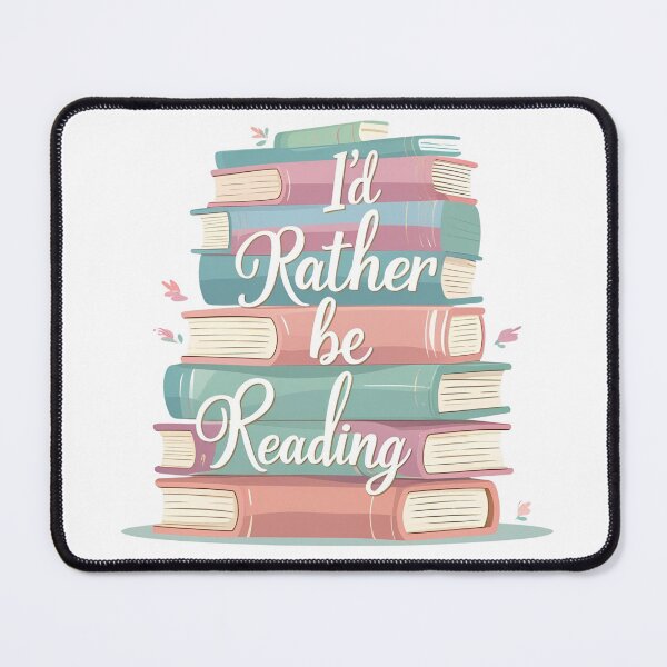Item preview, I'd Rather Be Reading designed and sold by NerdyRunner.