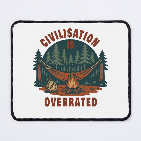 Item preview, Civilisation Is Overrated Prepper Survival designed and sold by LuminOrb.