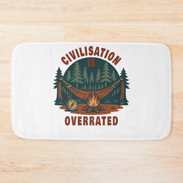 Item preview, Civilisation Is Overrated Prepper Survival designed and sold by LuminOrb.