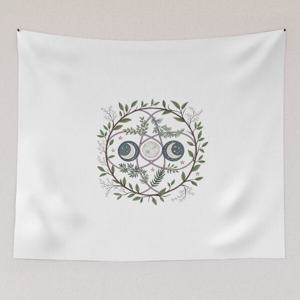 Item preview, Wiccan triple moon  designed and sold by Lucky 777.
