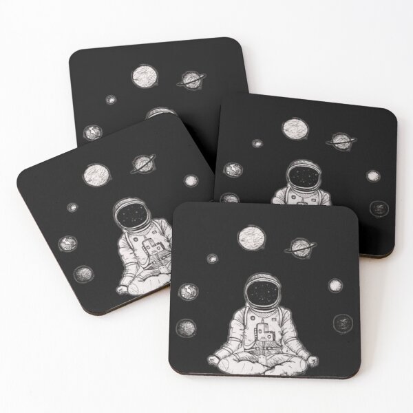 Item preview, Cosmic Meditation | Astronaut in Space Zen Mode designed and sold by Heavenly-Cloudz.