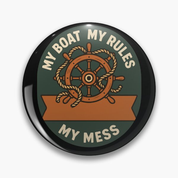Item preview, My Boat My Rules Nautical Vintage Sailing designed and sold by LuminOrb.