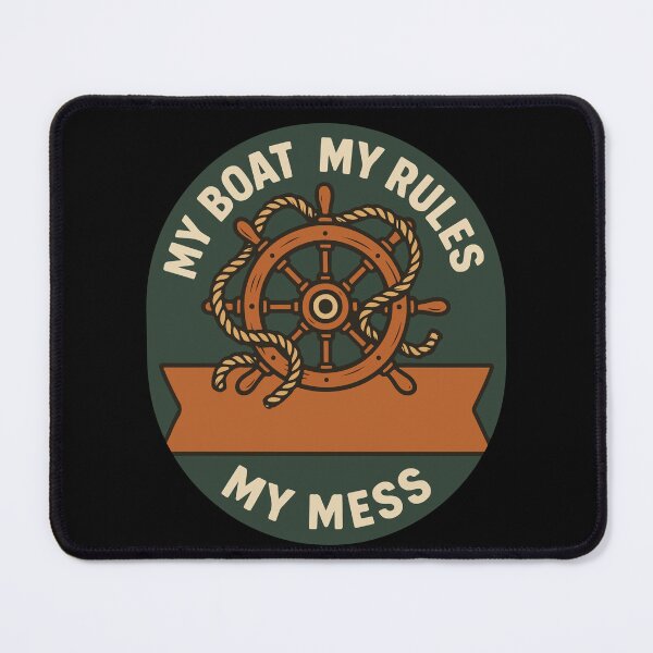 Item preview, My Boat My Rules Nautical Vintage Sailing designed and sold by LuminOrb.