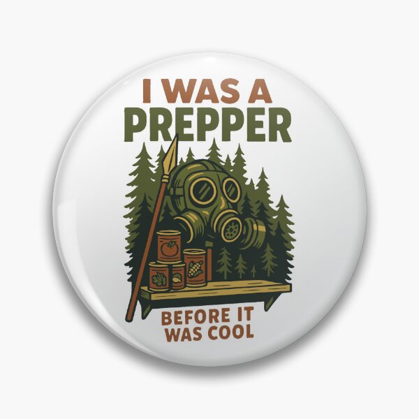 Item preview, I Was A Prepper Survival Bushcrafting designed and sold by LuminOrb.