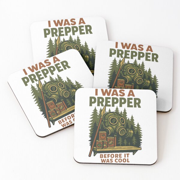 Item preview, I Was A Prepper Survival Bushcrafting designed and sold by LuminOrb.
