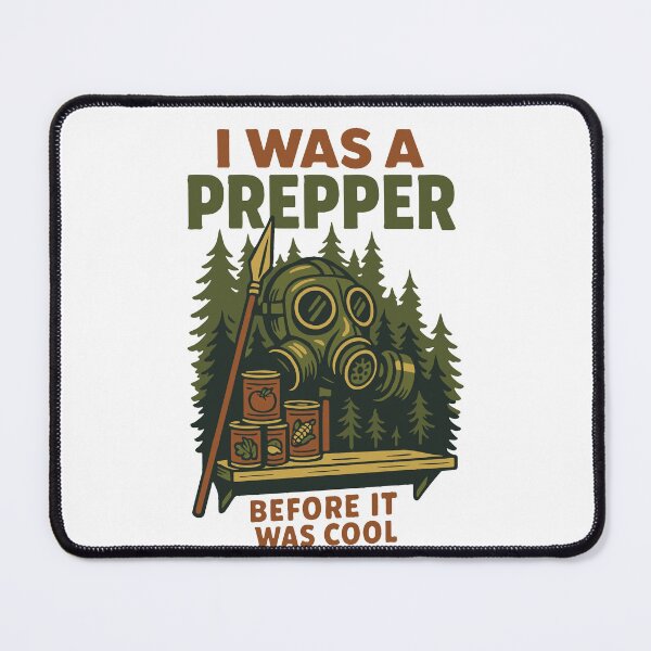 Item preview, I Was A Prepper Survival Bushcrafting designed and sold by LuminOrb.