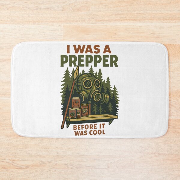 Item preview, I Was A Prepper Survival Bushcrafting designed and sold by LuminOrb.