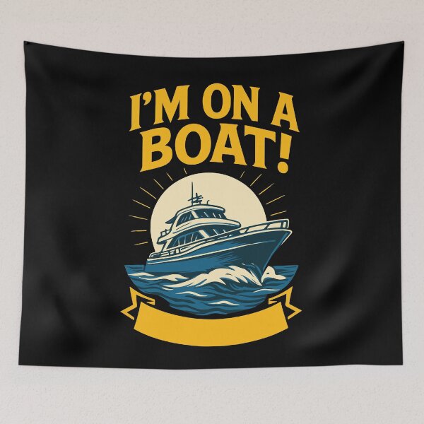 Item preview, Funny Saying I'm On A Boat Captain Nautical designed and sold by LuminOrb.