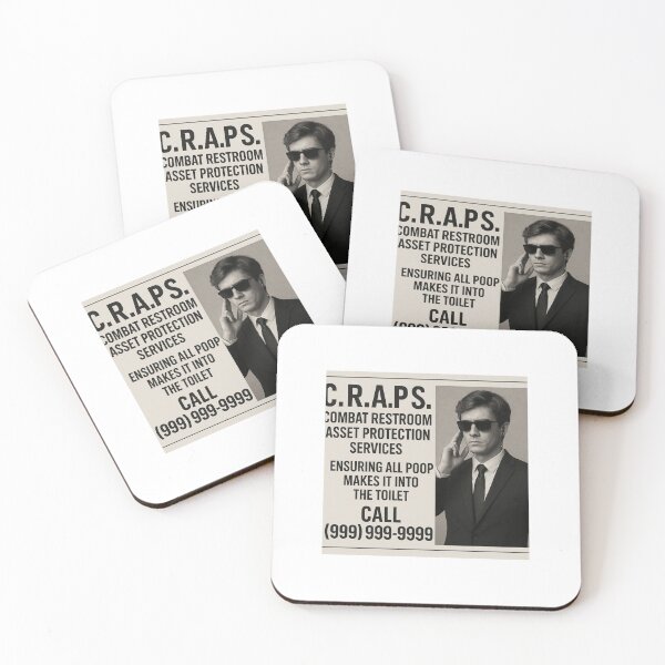 Item preview, CRAPS Hotline – Combat Restroom Asset Protection Flyer designed and sold by Barbie Rebranded.