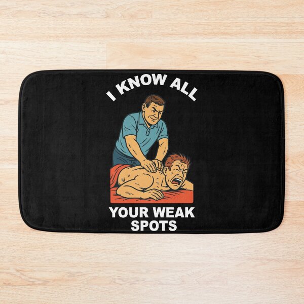 Item preview, Physiotherapist I Know All Your Weak Spots designed and sold by LuminOrb.