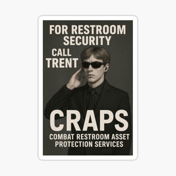 Item preview, Call Trent – Official CRAPS Agent Recruitment Poster designed and sold by Barbie Rebranded.