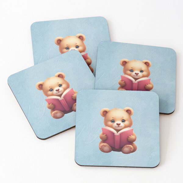 Item preview, Cute Reading Teddy Bear designed and sold by BilingualStore.