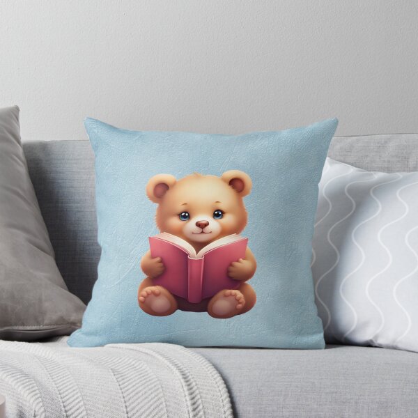 Item preview, Cute Reading Teddy Bear designed and sold by BilingualStore.
