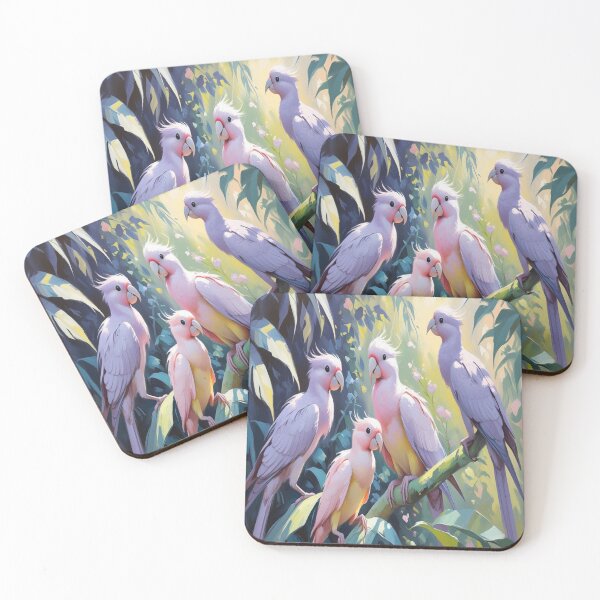 Item preview, Dreamy Impressionist Tropical Birds Garden designed and sold by Max Store.
