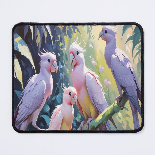 Item preview, Dreamy Impressionist Tropical Birds Garden designed and sold by Max Store.