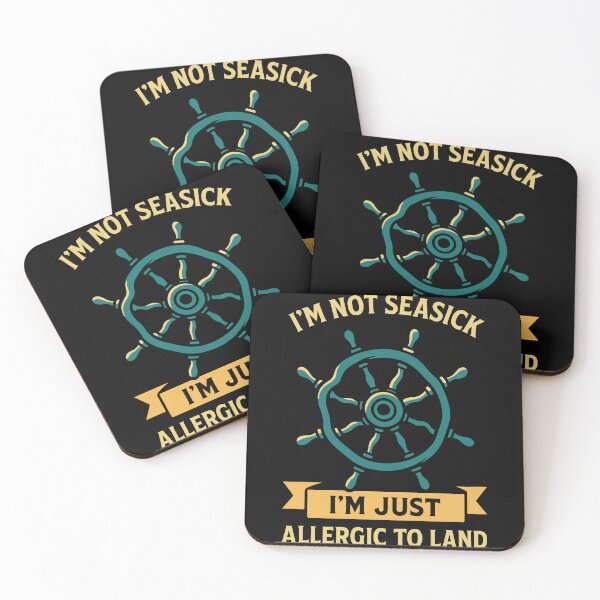 Item preview, Funny Saying I'm Not Seasick Just Allergic To Land designed and sold by LuminOrb.