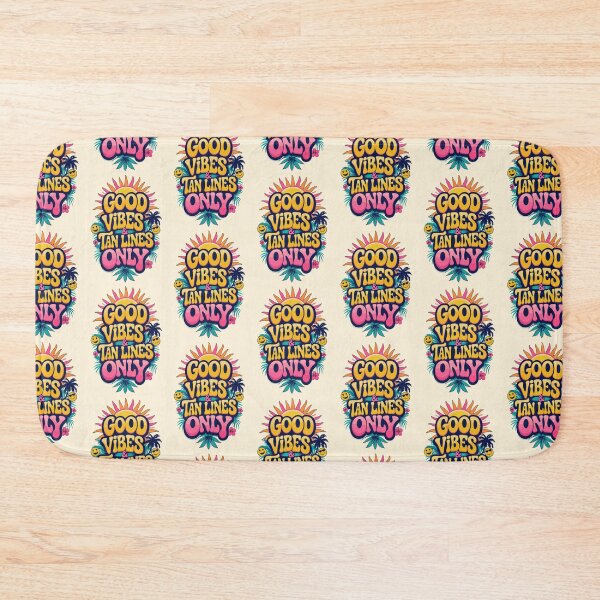 Item preview, Good Vibes & Tan Lines Only – Retro Summer Groovy designed and sold by trendparrot.