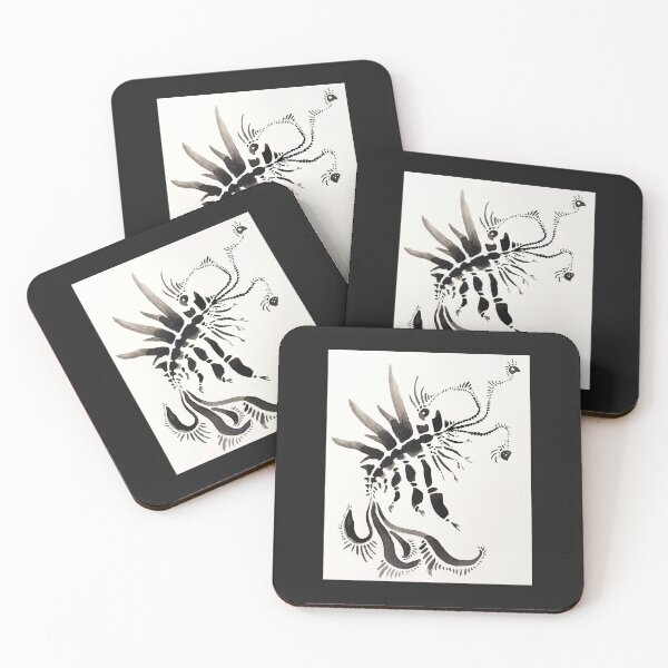 Item preview, 3-Headed Dinosaur Watercolor designed and sold by artbynaistudio.