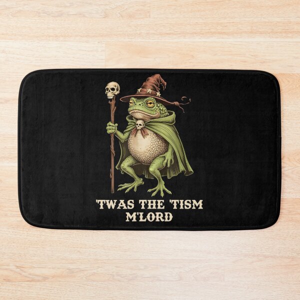 Item preview, 'Twas the 'Tism M'Lord Wizard Frog Autism designed and sold by gear-posters.