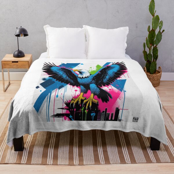 Item preview, Urban Street Art Eagle Graffiti Design designed and sold by Max Store.