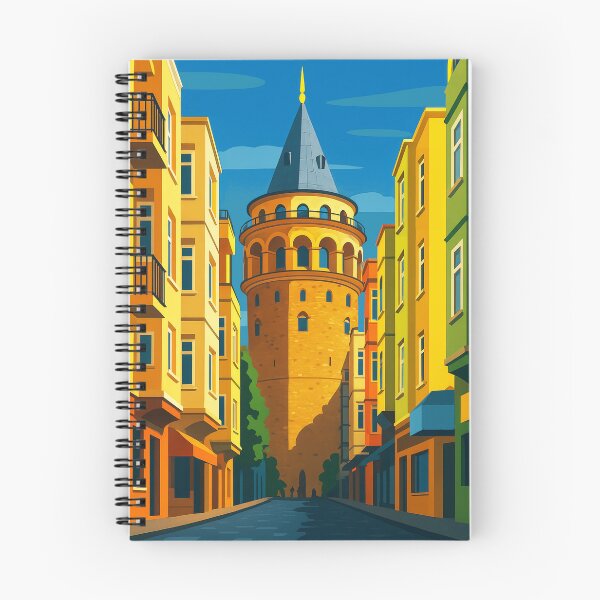 Item preview, Istanbul Galata Tower Turkey Travel Art Cityscape designed and sold by kakarikihill.