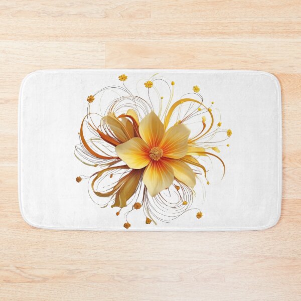 Item preview,  3D orange and yellow flower designed and sold by My Pitbull Place.