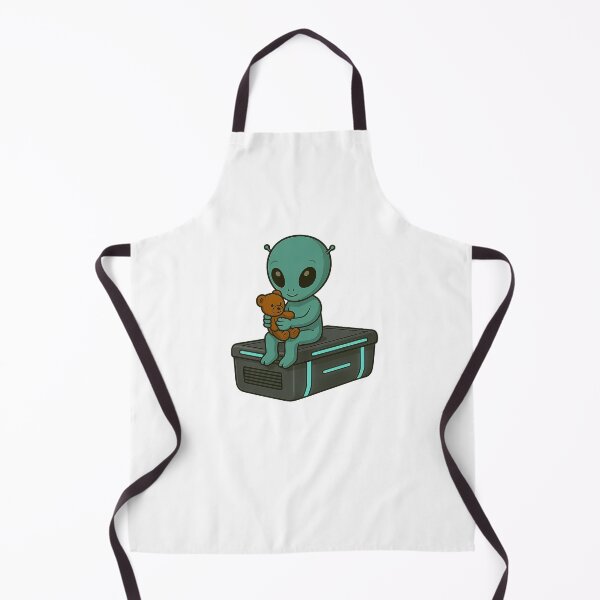 Item preview, Little alien with teddy designed and sold by Matzelie.