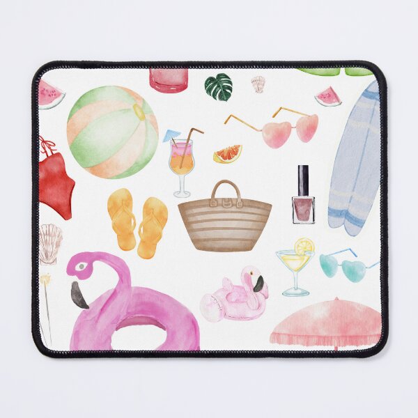 Item preview, Beach Babe Essentials – Summer Watercolor Set designed and sold by Softglow-Studio.