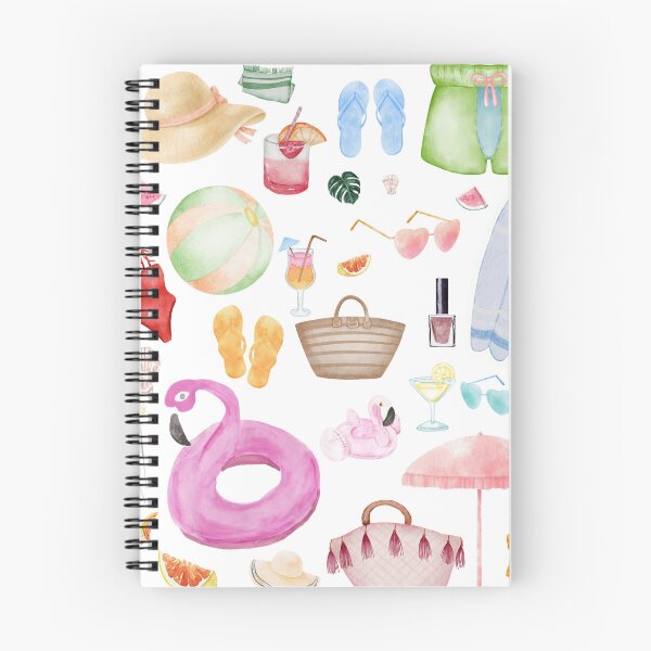 Item preview, Beach Babe Essentials – Summer Watercolor Set designed and sold by Softglow-Studio.