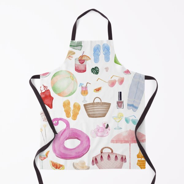 Item preview, Beach Babe Essentials – Summer Watercolor Set designed and sold by Softglow-Studio.