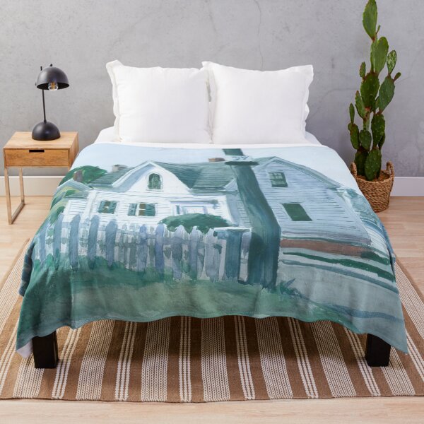 Item preview, White house with dormer window Edward Hopper designed and sold by TeeARTHY.