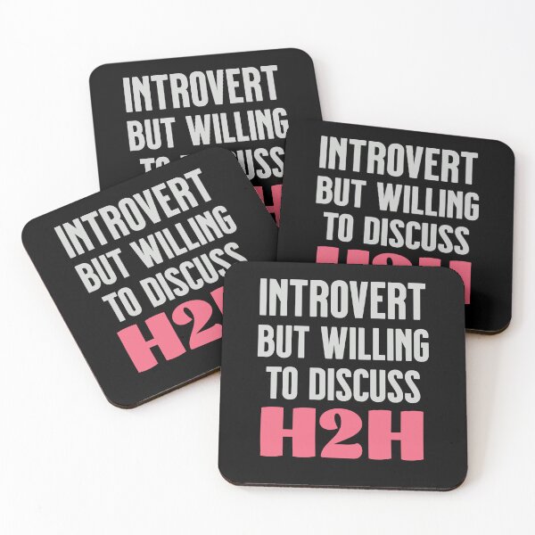 Item preview, Introvert but willing to discuss H2H Morcaworks designed and sold by Morcawork.