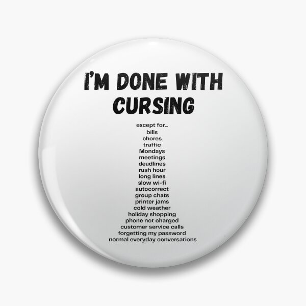 Item preview, Almost Angelic: The Cursing Slip-Up Tee designed and sold by CtrlAltNope.